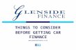 4 Things to Consider Before Getting Car Finance