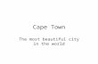 Cape town ppt