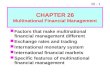 Fm11 ch 26 multinational financial management