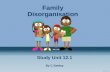Study unitb 12.1 family disorganisation