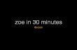 t3chfest 2015 - Zoe in 30 minutes