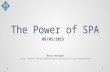 The Power Of SPA - ISCTE