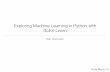 Exploring Machine Learning in Python with Scikit-Learn