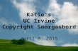 Copyright Smorgasbord for UC Irvine April 2015