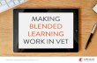 Making Blended Learning Work in Vocational Education & Training (VET)