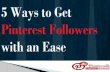 Way to Build your Pinterest Following