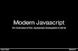 Modern javascript