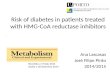 Risk of diabetes in patients treated with hmg-coA reductase inhibitors