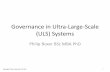 Governance in Ultra-Large-Scale Systems