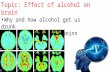 Science Journal - How alcohol work on brain & what is alcohol poisoning