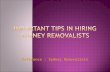 Important Tips in Hiring Sydney Removalists