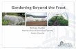 Gardening Beyond the Frost; Gardening Guidebook for Davis County, Utah