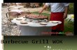 Barbecue a gas grill Mod. WOK in acciaio inox 18/10 professionale