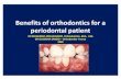 Benefits of orthodontics for a periodontal patient - mohamad aboualnaser - oussama sandid-2009