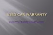 Used car warranty