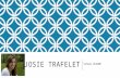 Josie Trafelet's visual resume