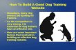 How to build a good dog training website