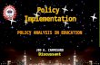 Policy Implementation Process
