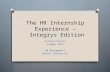 The HR Internship Experience