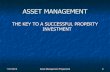 Asset Management General Outline