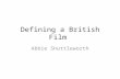 Defining a british film