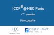 Démographie ICCF @ HEC Paris