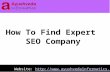 How to find expert seo company