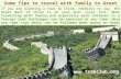 Some tips to travel with family to great wall beijing
