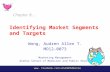 Wong, audren  chapter 8 identifying market segments and targets