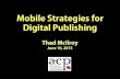 Mobile Strategies for Digital Publishing, ACP presentation, June, 2015