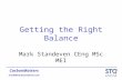 Getting the Right Balance | Mark Standeven