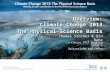 WGI: The Physical Science Basis - Overview Presentation, Thomas Stocker