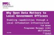 Sheffield   why open data matters to local government officers - tim adams lga