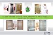 Glass shower doors have become a very popular bathroom product