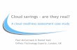 Cloud savings   are they real
