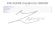 CIE IGCSE Chemistry complete notes