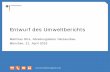 Informationstag Netzentwicklungsplan/Umweltbericht der Bundesnetzagentur am 21.04.2015 in München: M. Otte, Bundesnetzagentur: Entwurf des Umweltberichts