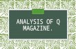 Analysis of Q magazine
