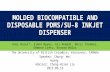 Molded biocompatible and disposable pdms