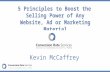 5 Principles to Boost the Selling Power of Any Website, Ad or Marketing Material