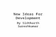 My Work - New Ideas For Development