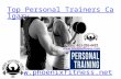 Top personal trainers calgary
