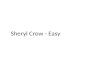 Analysis of Sheryl Crow - Easy