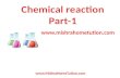 chemistry chemical reaction part- 1 ( chemical reaction) cbse class 10
