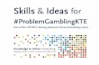 Skills & ideas for #ProblemGamblingKTE