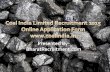 Coal India Limited Recruitment 2015 Online Application Form