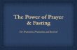 The Power of Prayer & Fasting