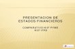 Presentacion de estados financieros niif p ymes niif plenas (congreso internacional)
