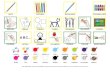 Tablero de comunicación aumentativa "Vamos a dibujar y colorear" con pictogramas  (formato doc)