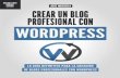 Crear un blog profesional con wordpress